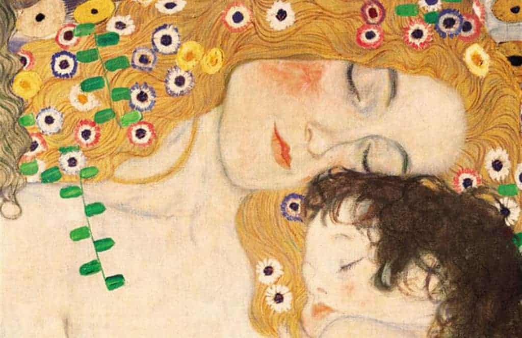 Klimet Mother and Child Painting, 1905