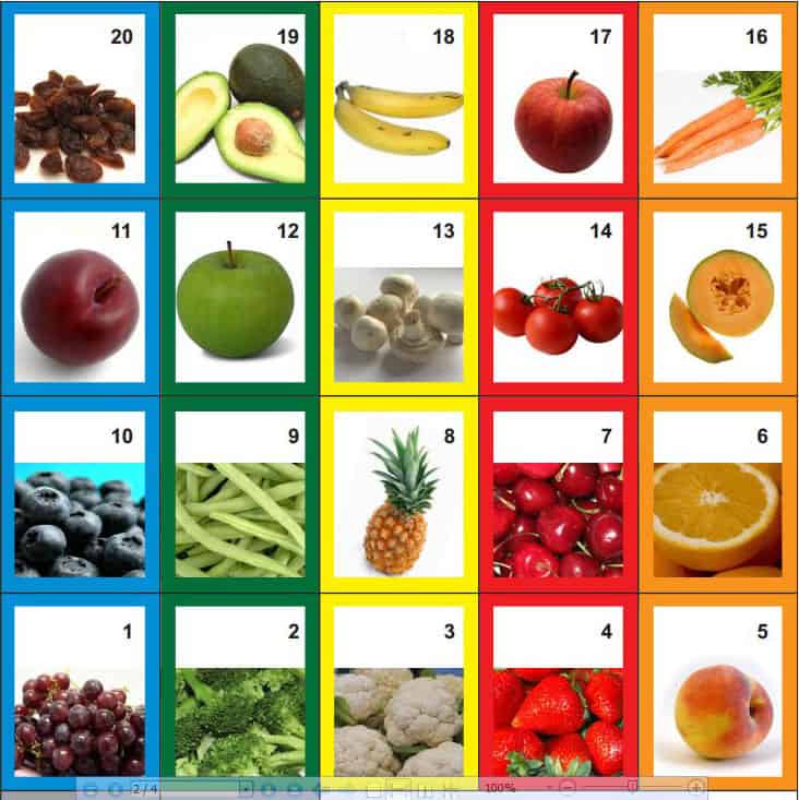 Eat a Rainbow Game Cards Parents Can Print and Use