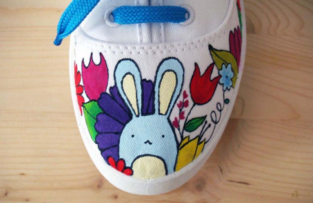 Shoe with Bunny Rabbit