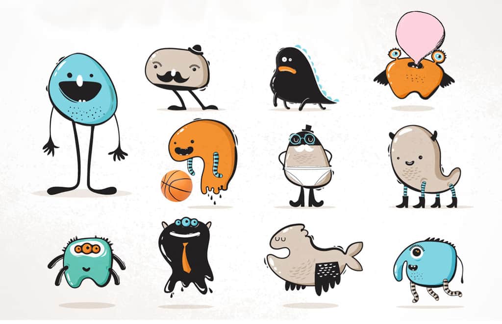 Cute Monster Artwork