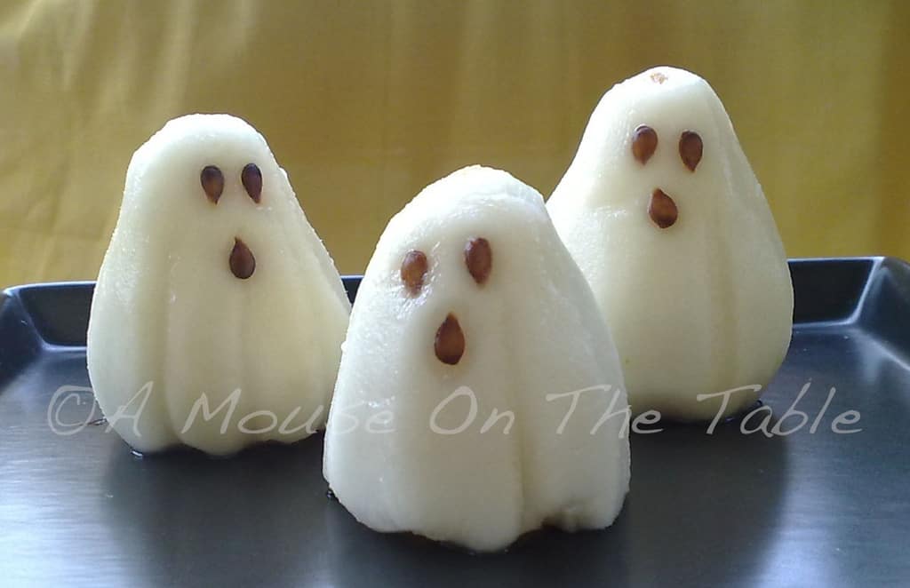 Pears shaped like ghosts